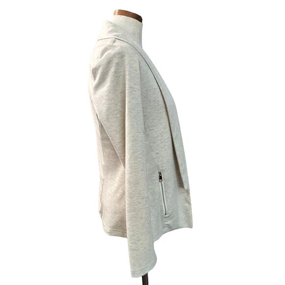 TART Nisha French Terry Blazer Jacket XS Neutral Beige Office Work Relaxed - Picture 10 of 15